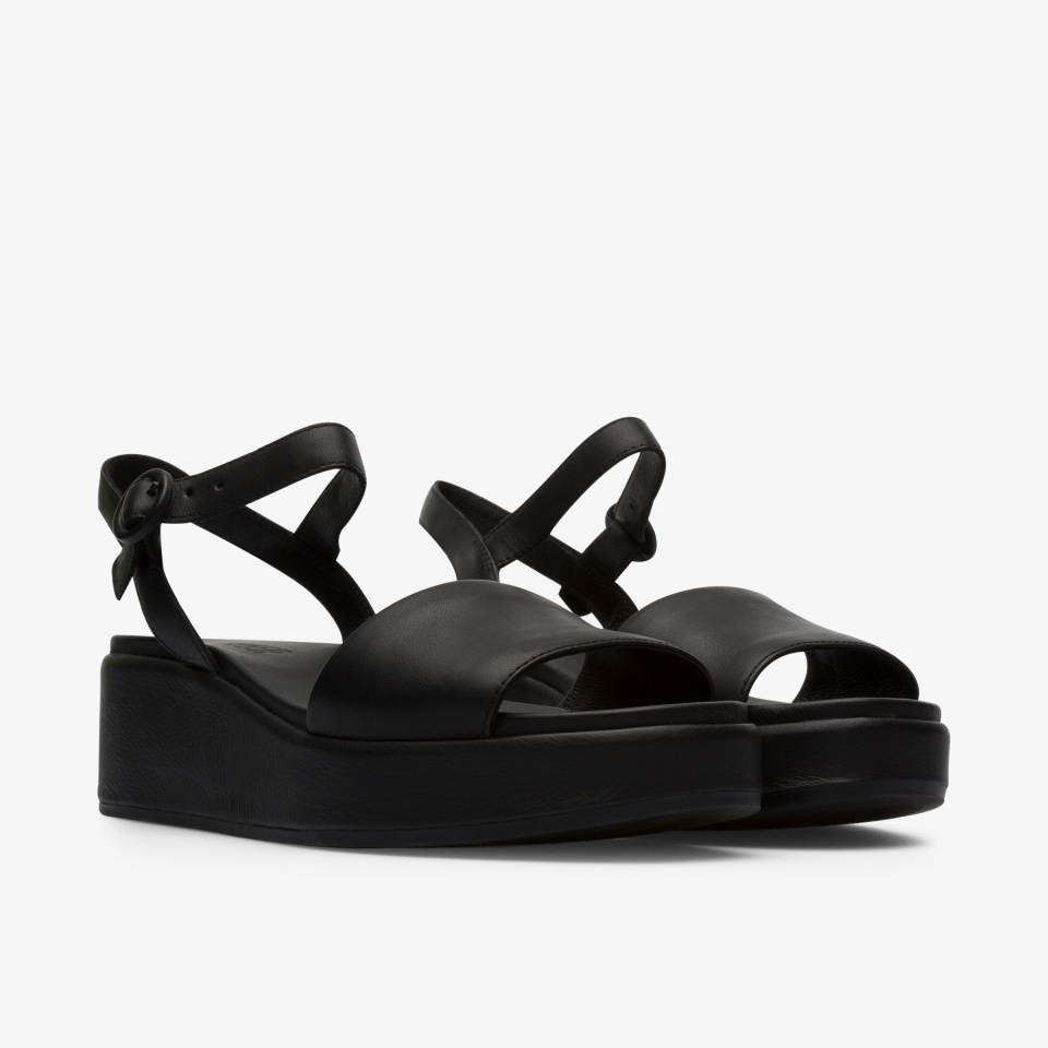 Camper Misia Black - Camper Women's Wedges ||3081-BWQSR||